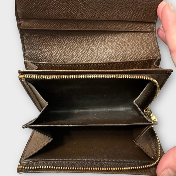 LOUIS VUITTON Port-Monnaie Billet Tressor L-Shaped Zip Wallet, Damier Ebene - Picture 10 of 12